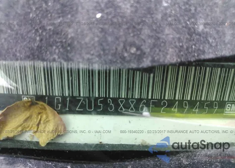 2006 Chevrolet Malibu Ltz z USA, uszkodzony, nr VIN 1G1ZU53886F249459